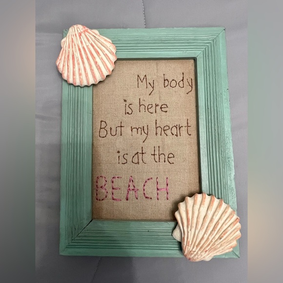 Other - Coastal Shell Accent Beach Sign